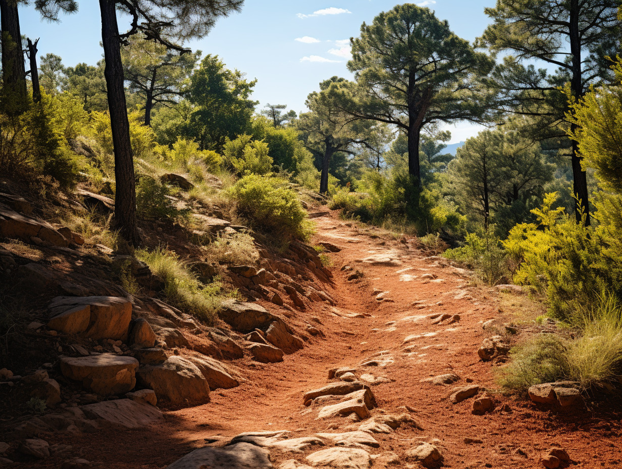 sentier des ocres