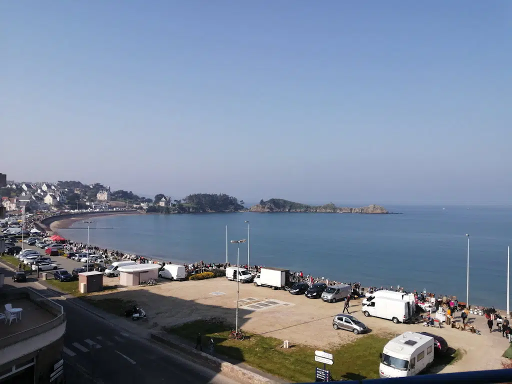 La vue de la mer depuis la résidence Beaurivage