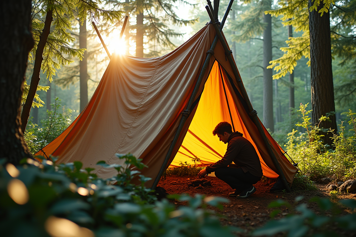 cabane forêt