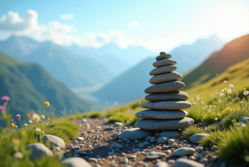 Signification des rochers empilés : histoire et symbolique des cairns