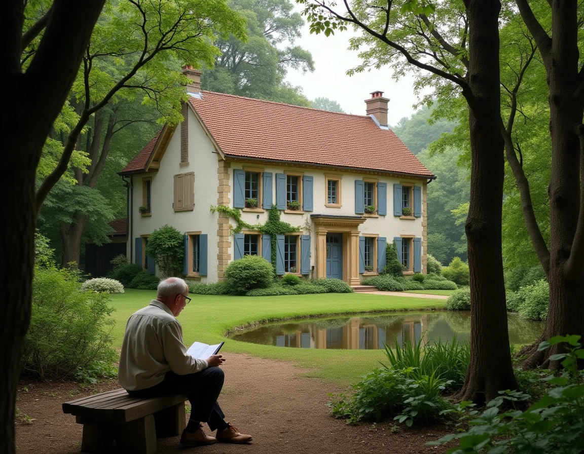 Longère restaurée du Bois des Chambres entourée de forêt et de nature préservée en Val de Loire